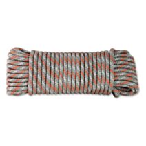 Corde polypropylène tressée 450 kg ∅ 6 mm L.15 m gris/orange -  CHAPUIS