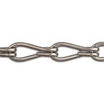 Chaîne non soudée maille double torsion ∅ 1,4mm L.2,5 m - CHAPUIS