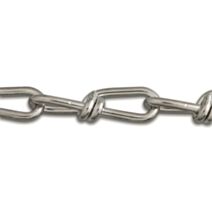 Chaîne non soudée maille nouée victor acier zingue 50 kg ∅ 2 mm L 2,5 m - CHAPUIS