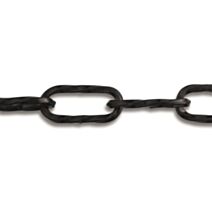 Chaîne non soudée pour lustrerie noire ∅ 2,2 mm L.1,5 m - CHAPUIS