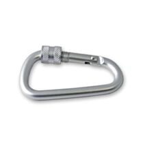 Porte-mousqueton asymétrique à vis