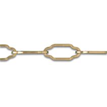 Chaîne lustrerie cathédrale acier laitonne 10 kg ∅ 2 mm L.1,5 m - CHAPUIS