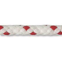 Corde "nautique" tressée blanche/bleue  (vendu au mètre) - CHAPUIS