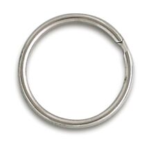 15 anneaux brisés acier nickelé Ø12mm intérieur