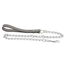 Laisse torse acier marron d2mm 1m