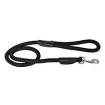 Laisse noir d8mm l1.2m