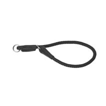 Collier corde chien polypro noir 10mm 46cm T. M