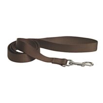 Laisse marron lar20mm l1.2m