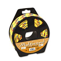 corde polypropylene/polyester/polyamide tressée 6mm10m coloris assortis - CHAPUIS