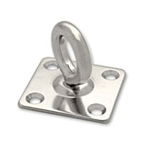 2 Anneaux mobiles sur platine carrée