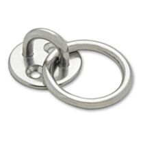 2 Platines rondes avec anneau mobile