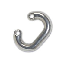 Maillon de jonction à river  - acier inoxydable - charge de travail indicative 300 kg - pour chaîne diamètre 8 mm - CHAPUIS