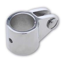Articulation à fourche avec vis de maintien - Acier inoxydable - Pour tube diamètre 25 mm