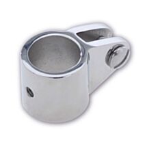 Articulation à fourche + vis de maintien - acier inoxydable - pour tube Ø25 mm - CHAPUIS