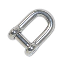 Manille droite à vis 6 pans creux - acier inoxydable - charge de travail indicative 250 kg - axe 8 mm - largeur 16 mm - CHAPUIS