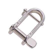 Manille rapide longue à barrette - acier inoxydable - charge de travail indicative 140 kg - axe 8 mm - longueur 60 mm - CHAPUIS