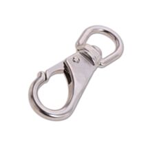 Mousqueton à linguet et touret à largage rapide  - acier inoxydable - charge de travail indicative 43 kg - longueur 85 mm - CHAPUIS