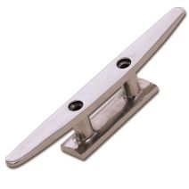 Taquet d'amarrage plat - Acier inoxydable poli - Longueur 125 mm