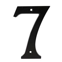 Chiffre "7" fonte noir hauteur 10cm largeur 6cm