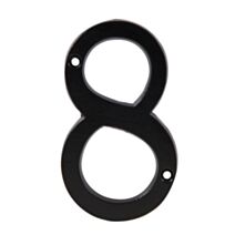 Chiffre "8" fonte noir hauteur 10cm largeur 6cm