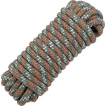 Corde polypropylène/polyamide tressée Ø10mmx7,5m Gris