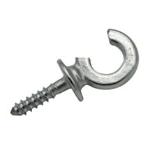 2 pitons à crochet ouvert inox m6 long. tige 30mm 