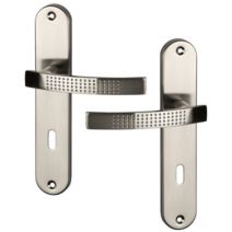 Poignée de porte AUDACE nickel mat - Clé