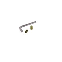 2 vis pointeaux Ø6mm Long 10mm + 1 clé Allen