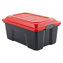 Malle de rangement Locker 40 L noir/rouge - SUNDIS