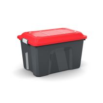 Malle de rangement Locker 60L noir/rouge - SUNDIS