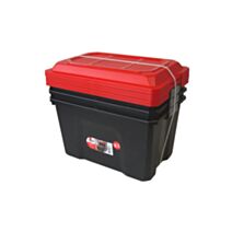 3 bacs de rangement Locker 60L noir - SUNDIS