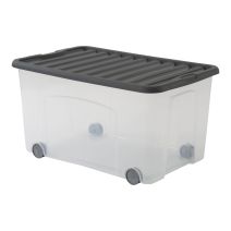 Bac de rangement sur roues Ventilo 50 L gris - SUNDIS