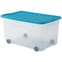 Bac de rangement sur roues Ventilo 50L Bleu - SUNDIS