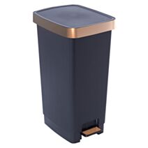 Poubelle à pedale RING BIN 40L cuivre - SUNDIS