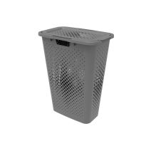 Coffre à linge Pixel Slim 40 L gris foncé - SUNDIS