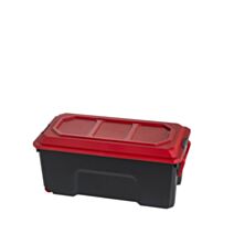 Malle de rangement Camper noir/rouge 75L - SUNDIS