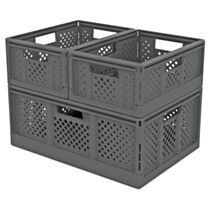 Casier fold’n store 40 l gris
