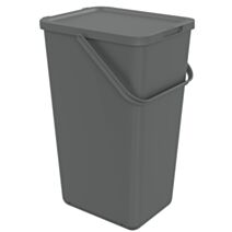 Poubelle de tri Loops 32L gris - SUNDIS