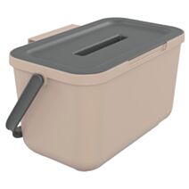 Poubelle à compost Loops 4L taupe - SUNDIS