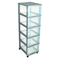 Tour de rangement Optimo 5 GM argent - SUNDIS