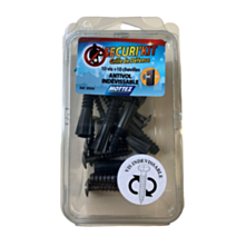 Vis indévissables + chevilles de fixation - Lot de 10
