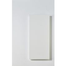 Tablette bois 18mm droite 60x25cm blanche