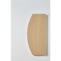 Tablette bois 18mm bombée 60x25cm hêtre