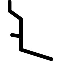 Equerre 40mm pour pann. perf. x8