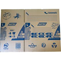 Carton double cannelure 72 L - MOTTEZ