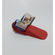 Cale et butée de porte et fenêtre rouge - MOTTEZ