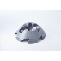 Support de sol trottinette D21 cm gris anthracite - MOTTEZ