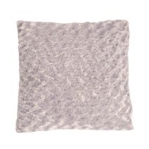 Coussin rosa polyester gris rose 40 x 40 cm