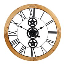 Horloge Métal/MDF Méca Ø70cm