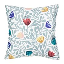 Housse de coussin carrée Flowers 40 x 40 cm vert - OSTARIA